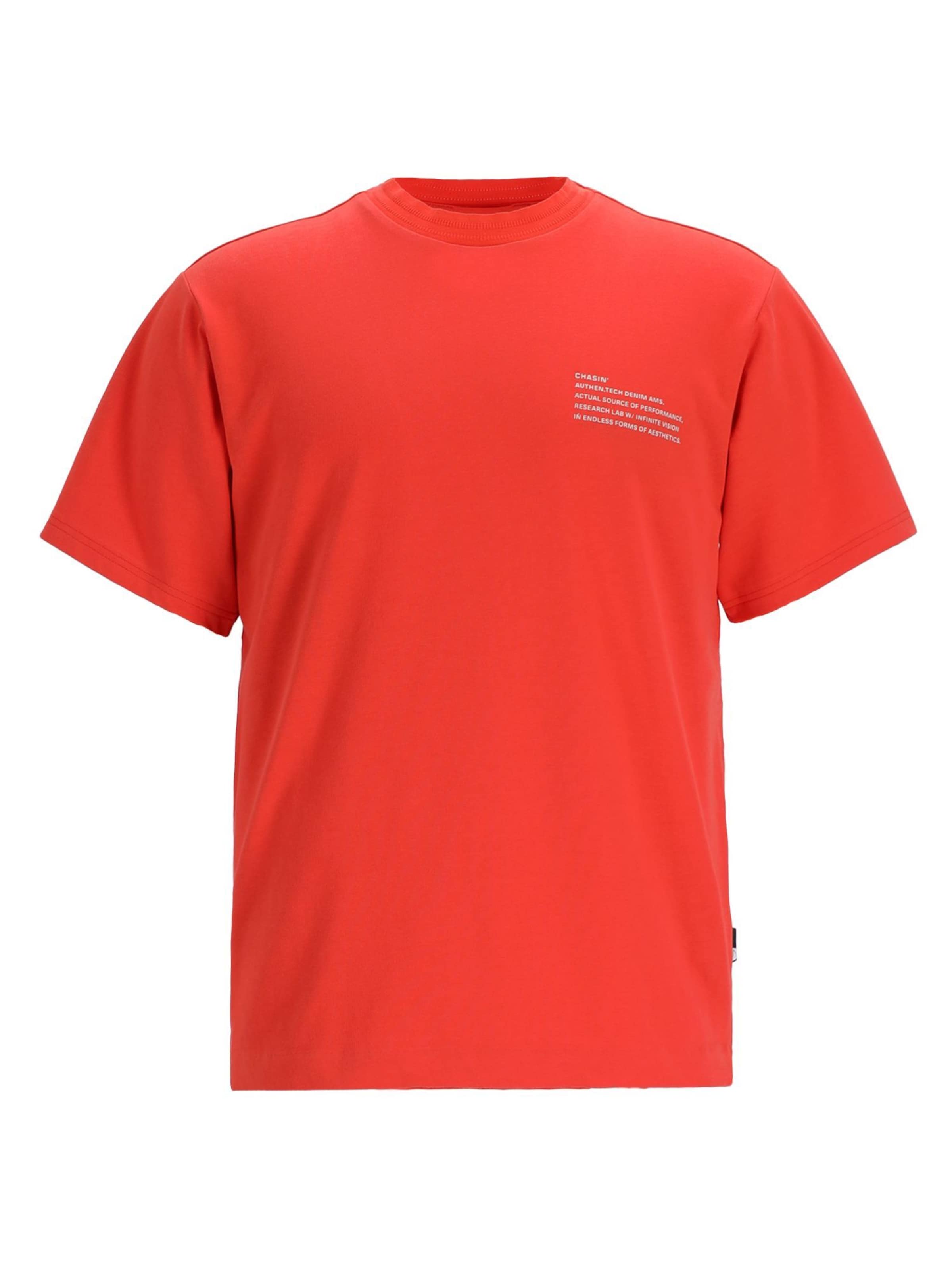 T-Shirt 'Stream' CHASIN' en rouge : devant