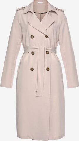 LASCANA Between-Seasons Coat in Beige: front