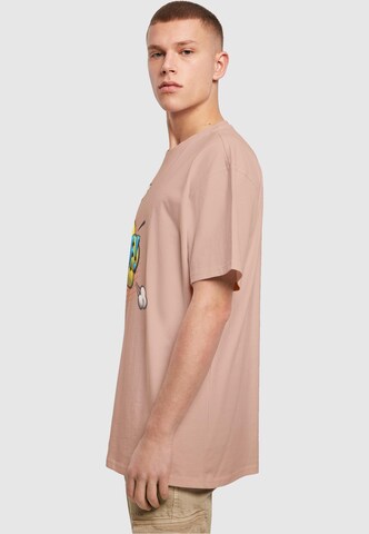 Merchcode T-Shirt 'Poof Comic' in Pink