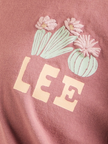 T-shirt Lee en rouge