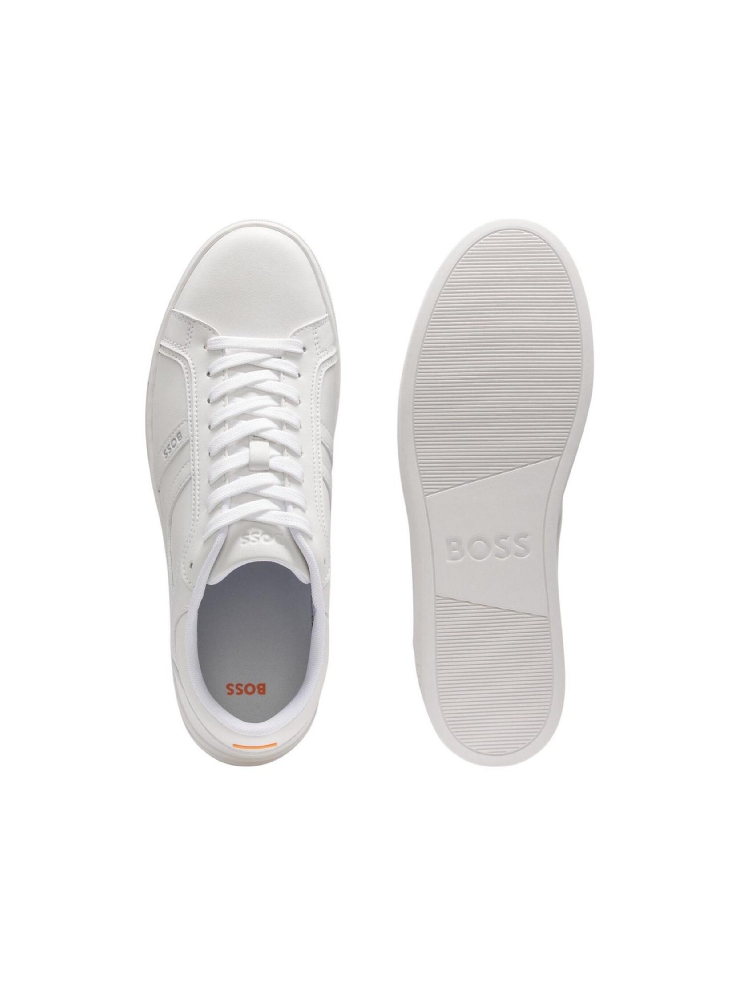 BOSS Platform trainers 'Rhys Tenn pu 50562636' in White
