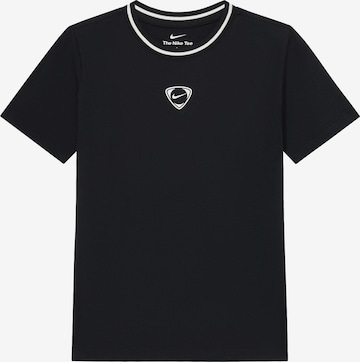 Tricou de la Nike Sportswear pe negru: față