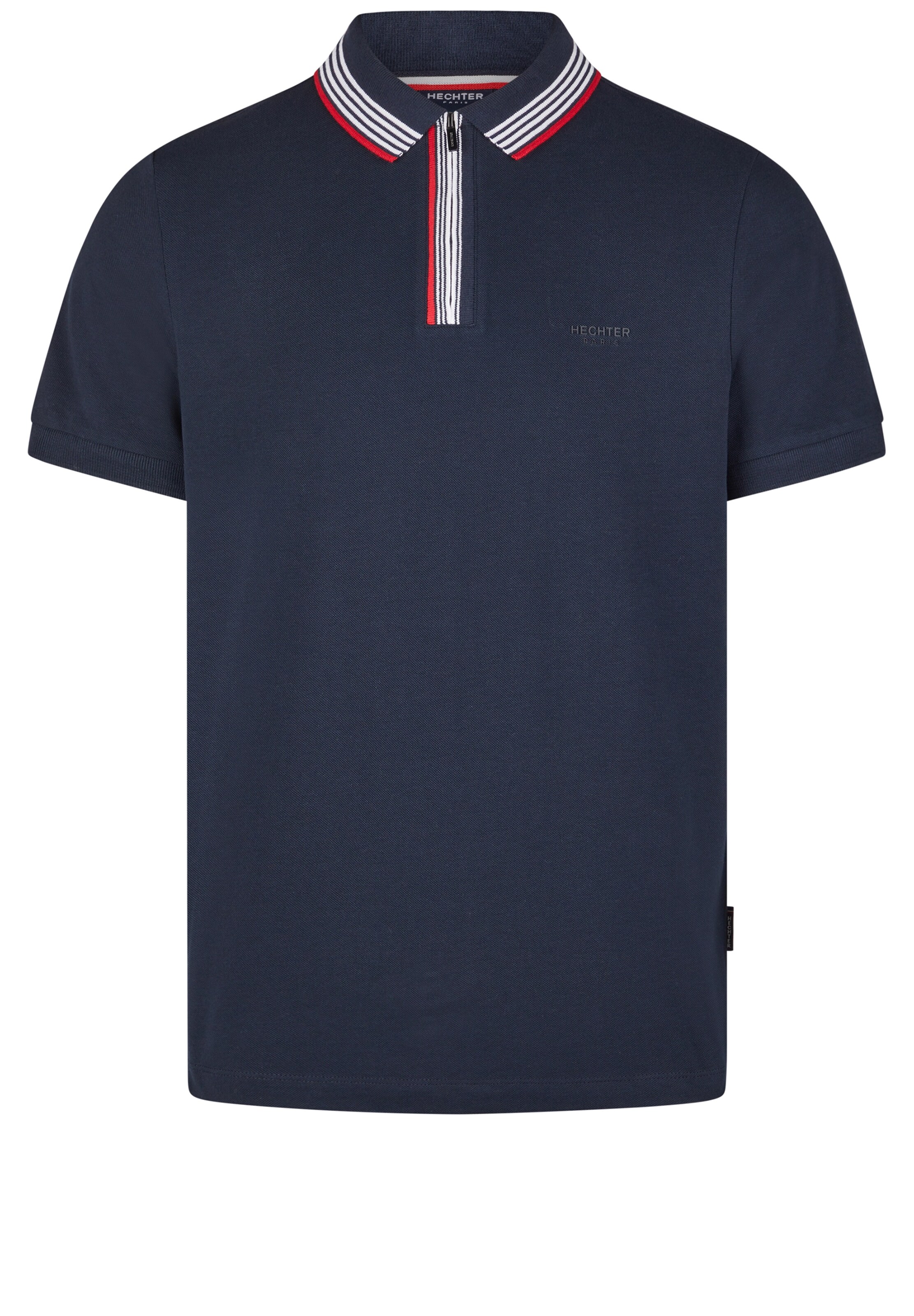 HECHTER PARIS Shirt 'Pique' in Blauw: voorkant