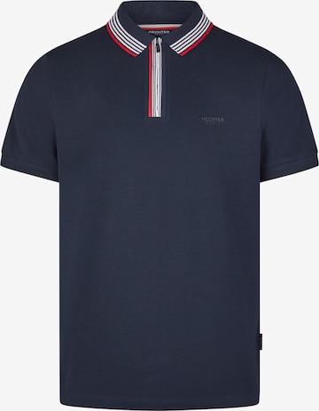 HECHTER PARIS Shirt 'Pique' in Blau: Vorderseite