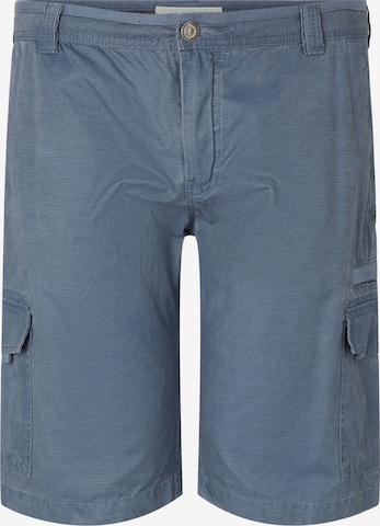 Pantalon cargo TOM TAILOR Men + en bleu : devant