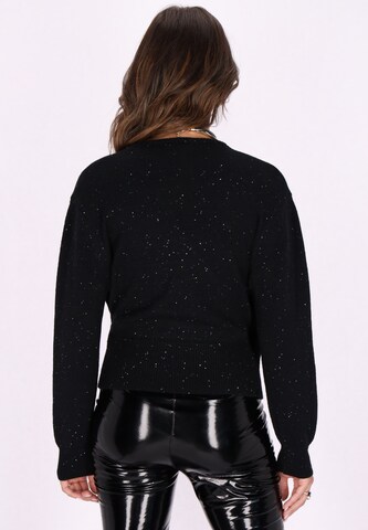 faina Knit cardigan in Black