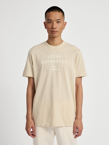 Hummel Shirt 'HIVE' in Beige