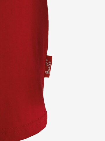 Qualle T-Shirt '100% Respekt' in Rot