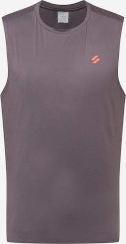 Superdry Performance Shirt in Grey: front