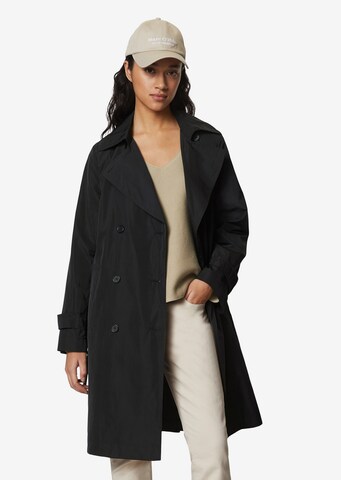 Marc O'Polo Between-Seasons Coat in Black: front