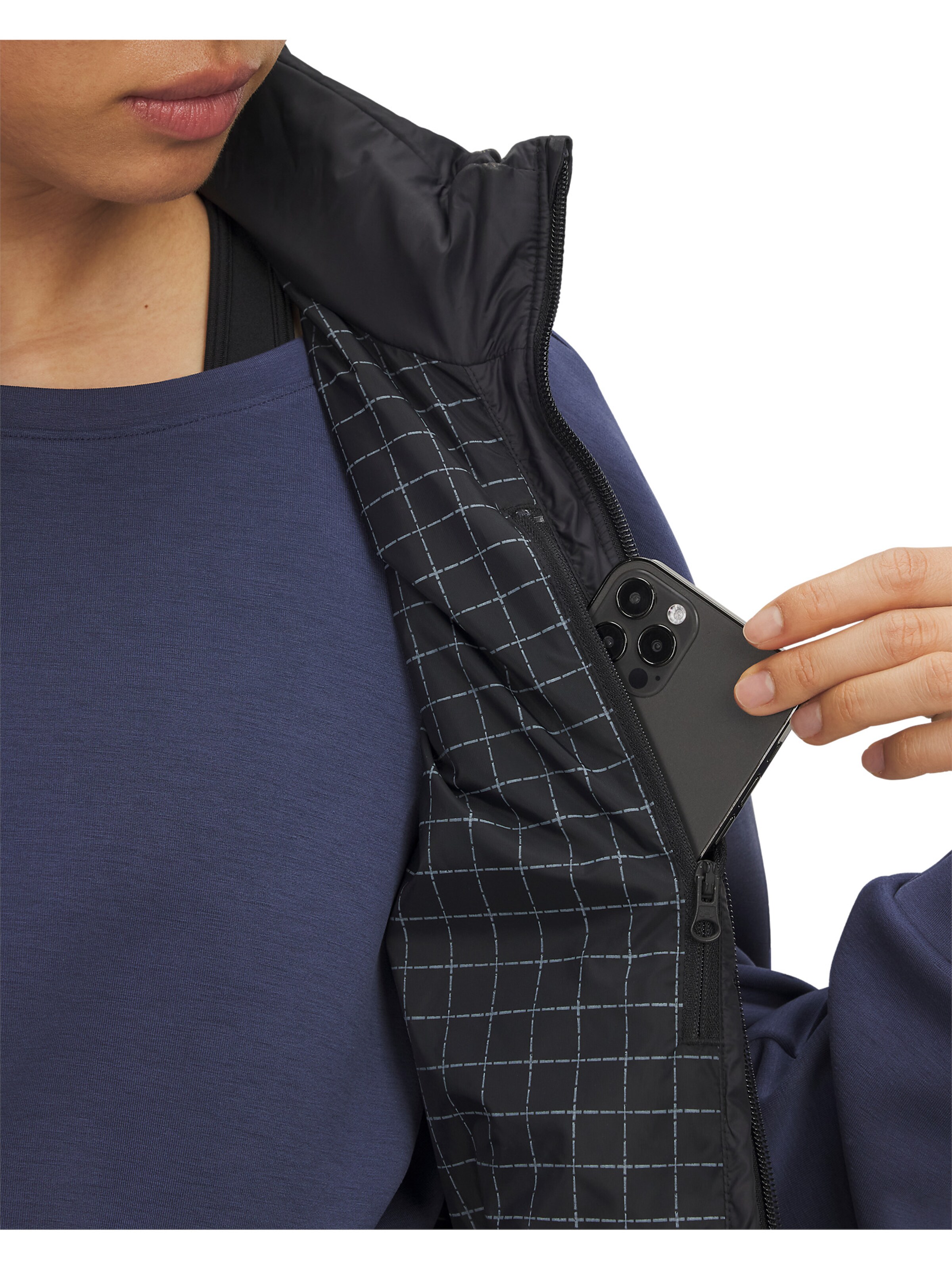 UNDER ARMOUR Sports vest in Black