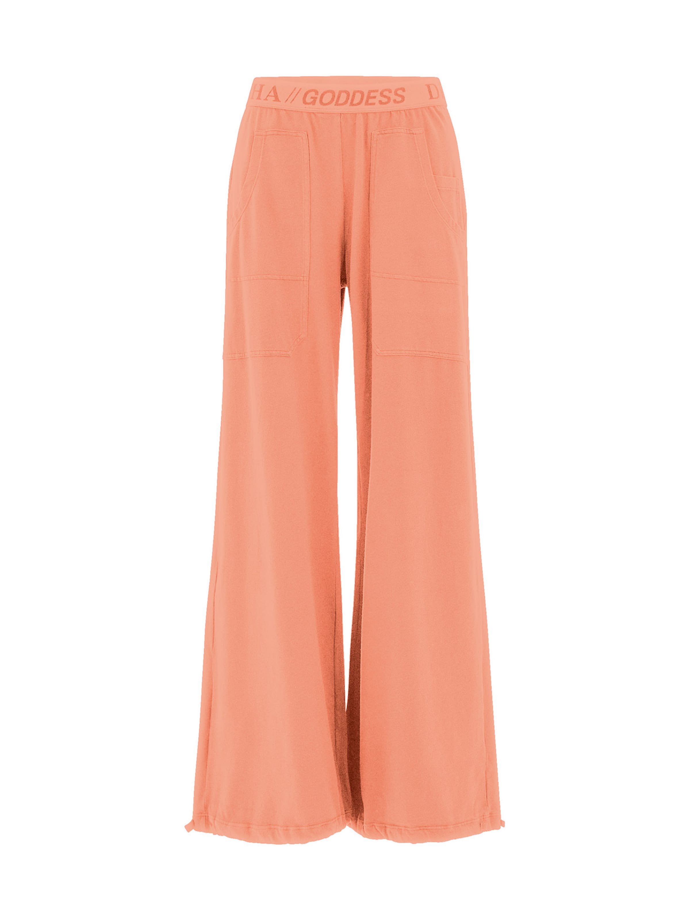DEHA Tapered Sports trousers in Orange: front
