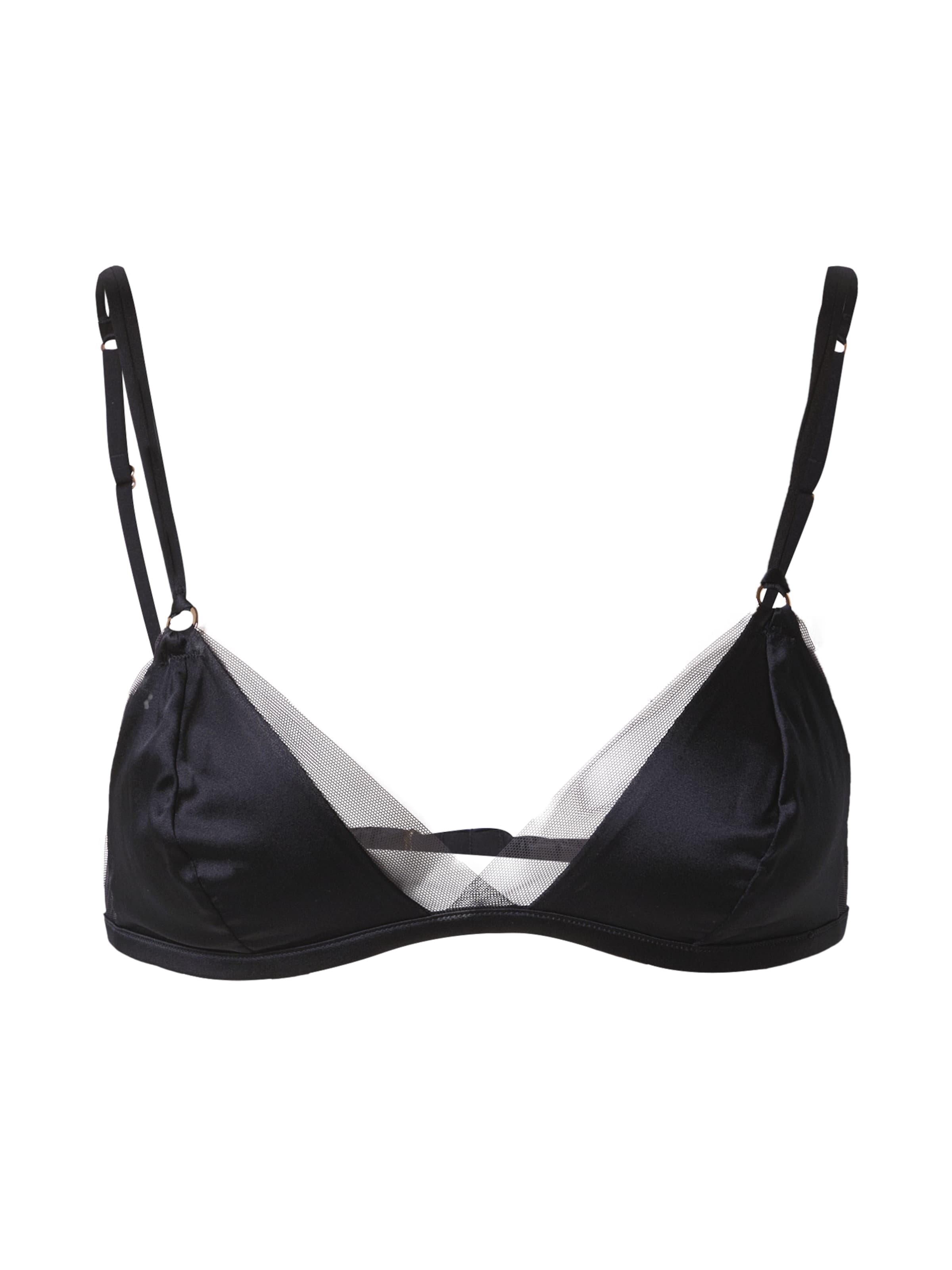 ETAM - Triángulo Sujetador 'MIDNIGHT' en negro: frente