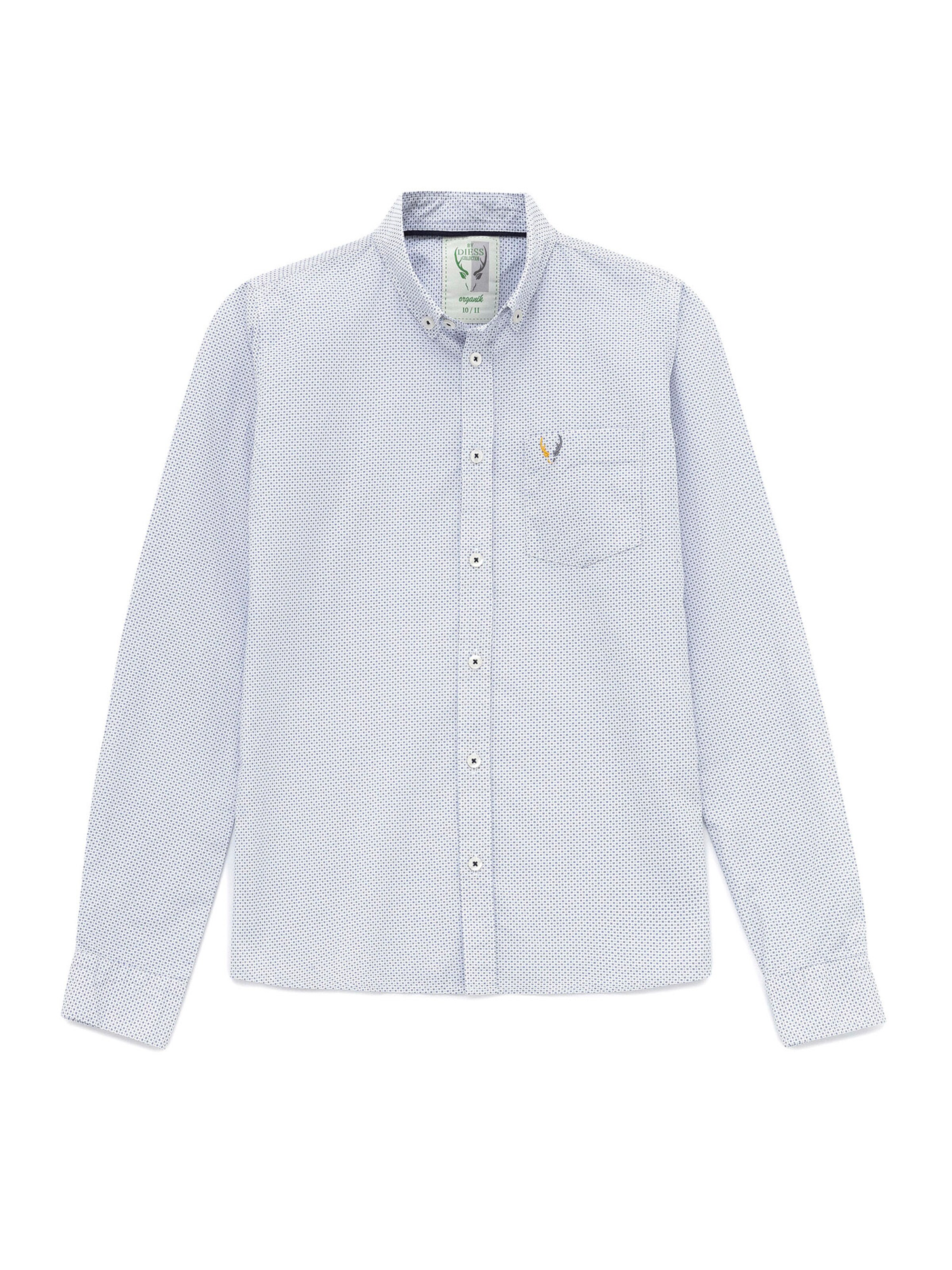 Regular fit Cămașă de la By Diess Collection pe albastru