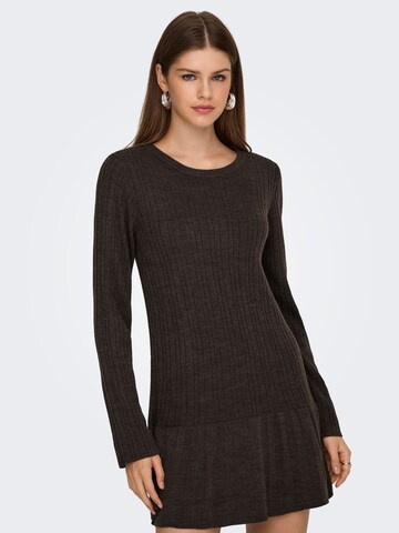 Robe 'TESSIE' ONLY en marron : devant