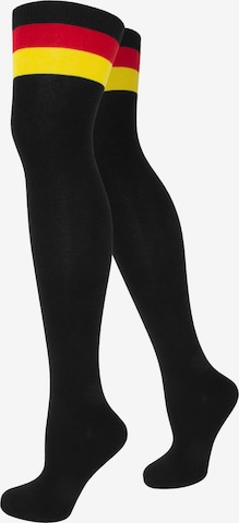 normani Over the Knee Socks 'Deutschland' in Black: front