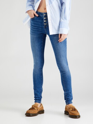 Skinny Jeans 'ALIA' de la VERO MODA pe albastru: față