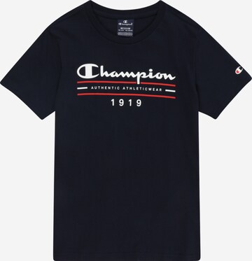 Champion Authentic Athletic Apparel Shirt in Blauw: voorkant