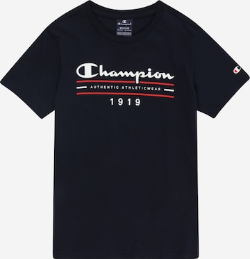 Champion Authentic Athletic Apparel T-Shirt in Blau: predná strana