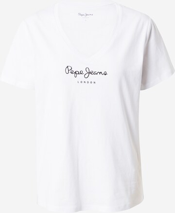 Pepe Jeans - Camiseta 'WENDY' en blanco: frente