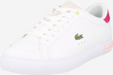 Sneaker bassa 'Powercourt' di LACOSTE in bianco: frontale