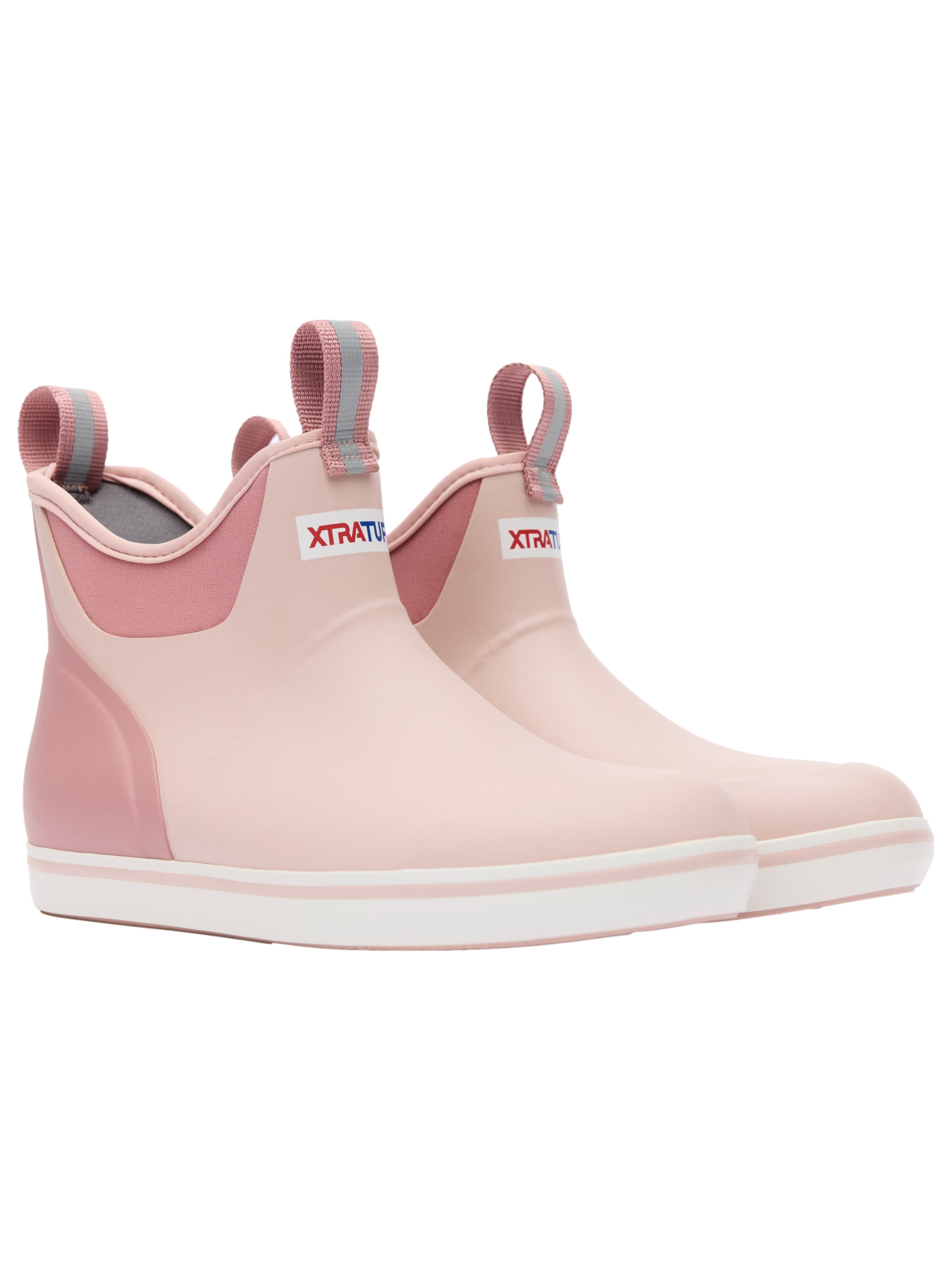 XtraTuf Rubber Boots 'Womens Ankle Deck Boot' in Pink