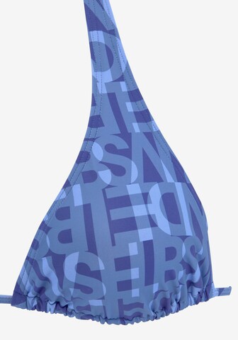 Elbsand Triangle Bikini Top in Blue
