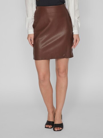 VILA Skirt 'DAGMAR' in Brown: front