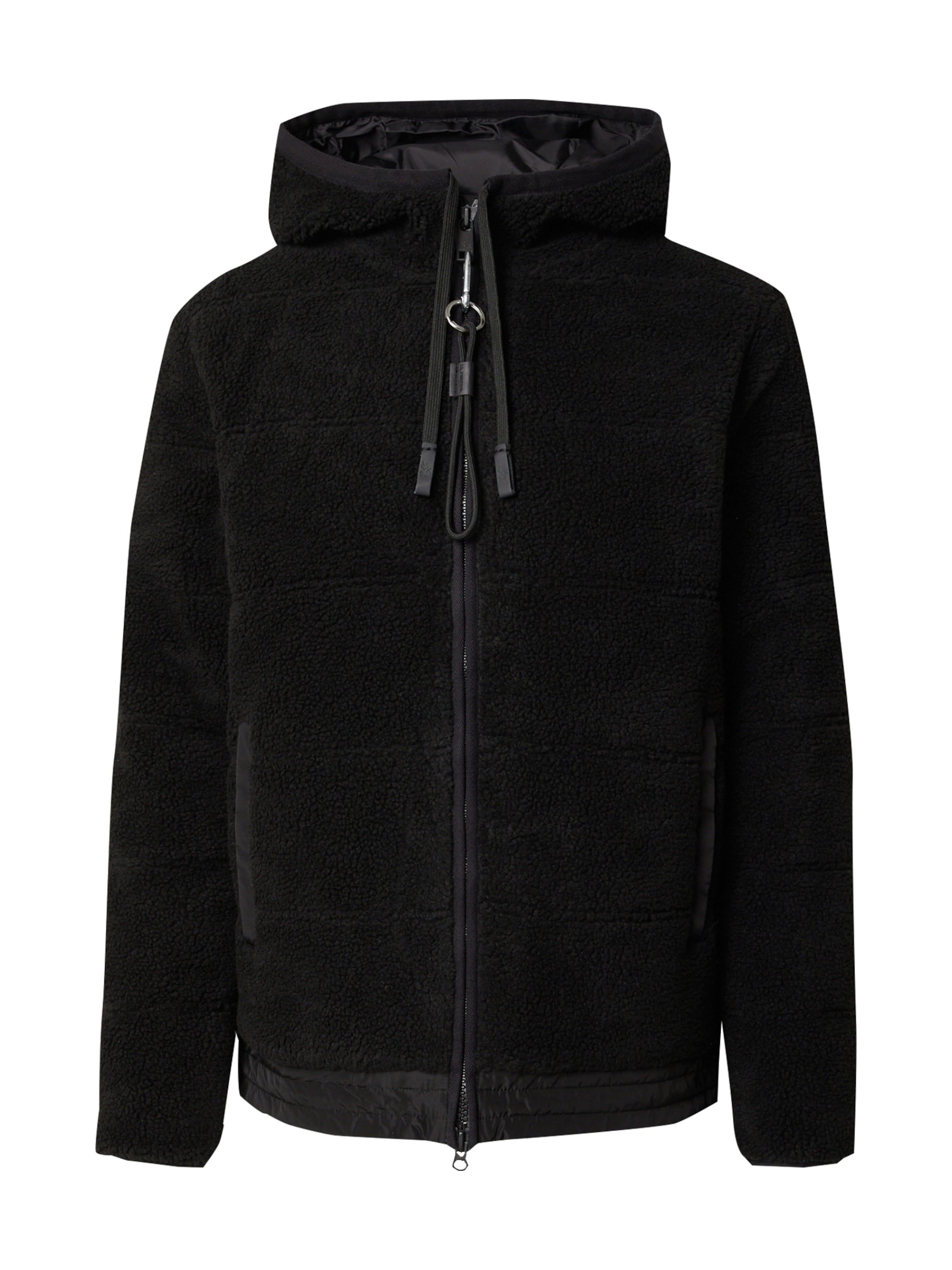 La Martina Prechodná bunda - Čierna: predná strana