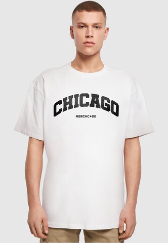 Merchcode Футболка 'Chicago' в Белый: спереди