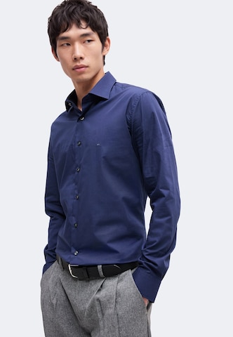 Michael Kors Slim Fit Skjorte i blå