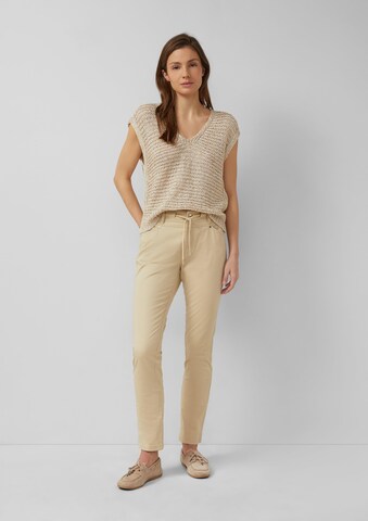 Coupe slim Pantalon s.Oliver en beige