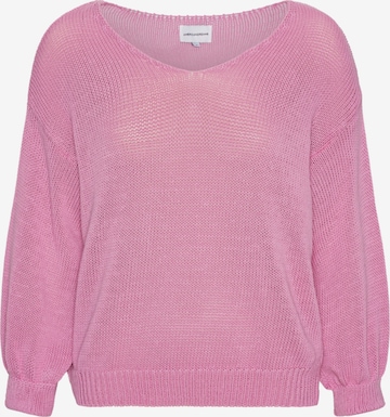 americandreams Oversizepullover 'Milana Cotton' in Pink: Vorderseite
