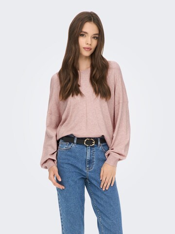 ONLY Sweater 'IBI' in Pink: front