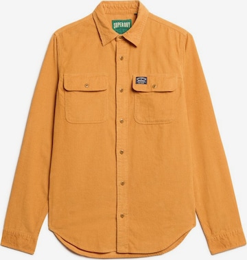 Chemise Superdry en orange : devant
