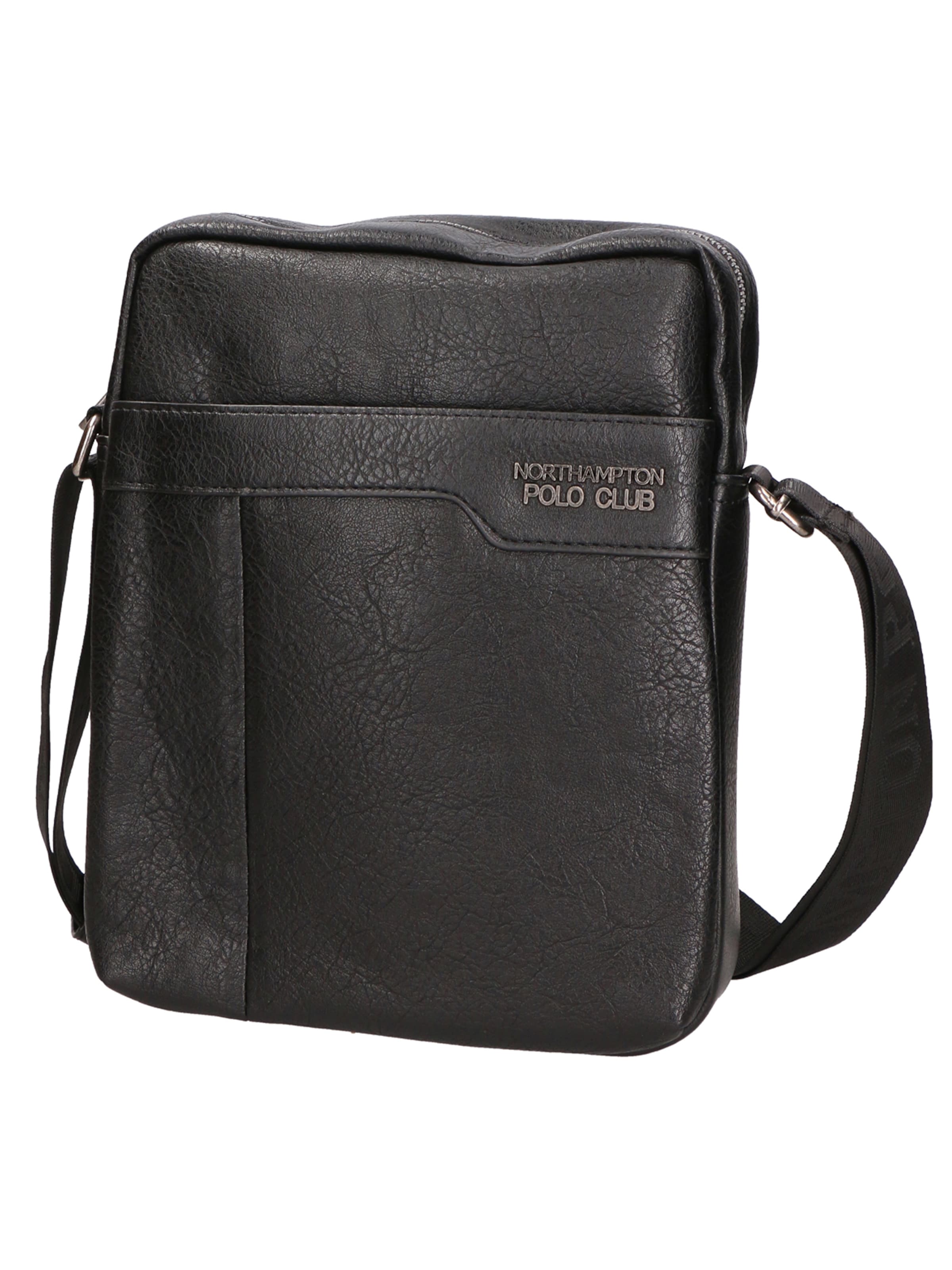 Sac à bandoulière Northampton Polo Club en noir : devant