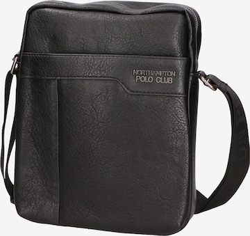 Northampton Polo Club Crossbody Bag in Black: front