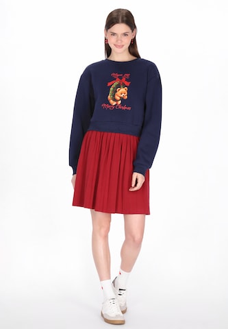 Sweat-shirt 'Pop' MYMO en bleu