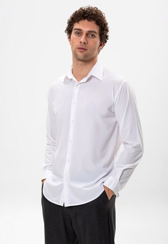 Antioch Slim fit Zakelijk overhemd in Wit: voorkant