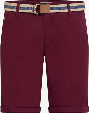 !Solid Chinohose 'Monty' in Rot: Vorderseite