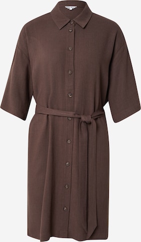 OBJECT Sukienka koszulowa 'OBJSANNE' w kolorze brązowy: przód
