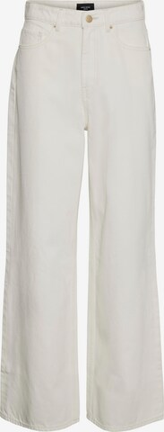 VERO MODA Wide leg Jeans 'KATHY' in Wit: voorkant