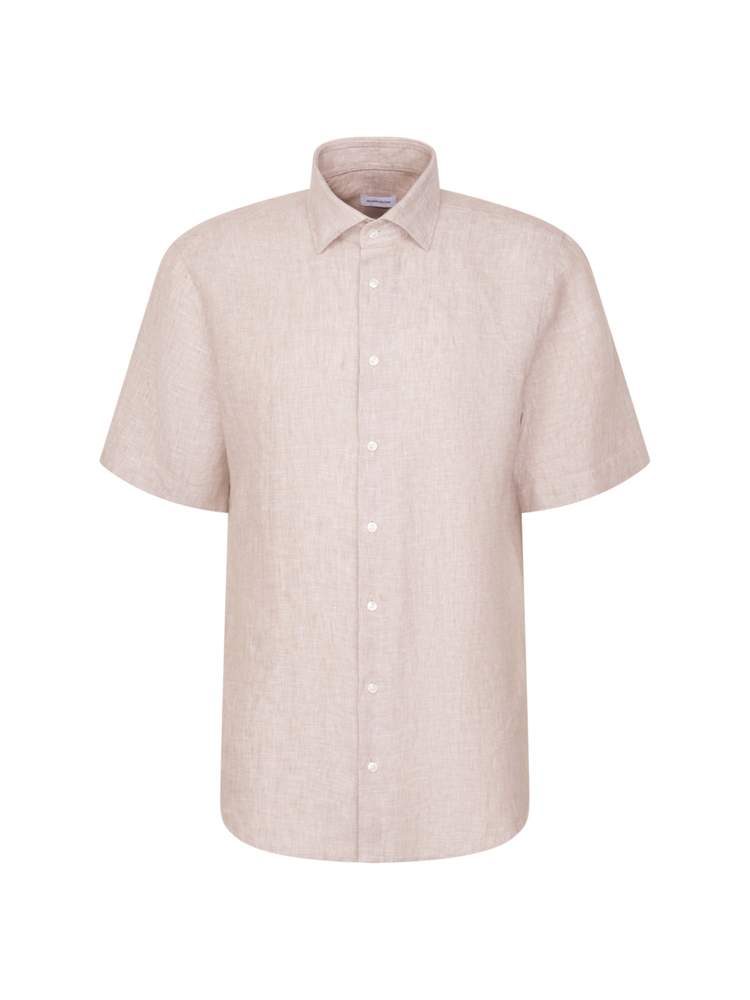 Chemise business SEIDENSTICKER en beige : devant