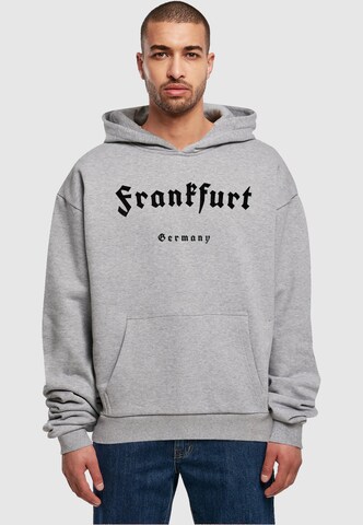 Sweat-shirt 'Frankfurt' Merchcode en gris : devant
