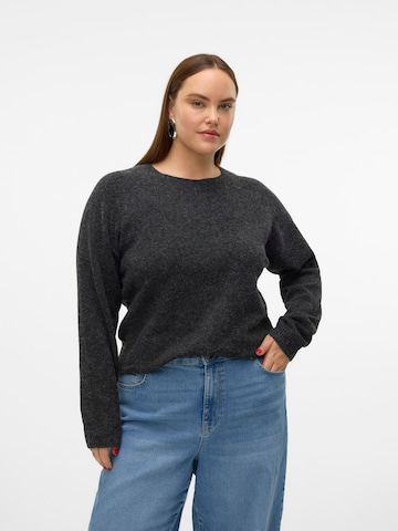 Vero Moda Curve Sweater 'VMCDOFFY' in Black: front