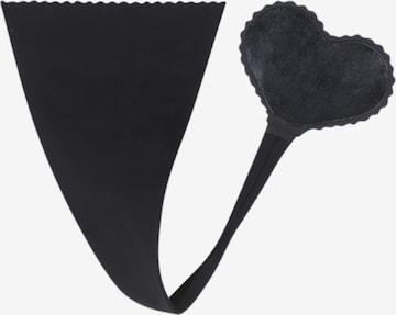 LingaDore Thong in Black: front