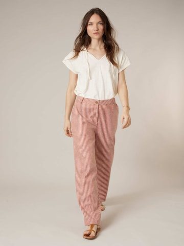 Loosefit Pantalon 'Azalia' Deeluxe en rouge