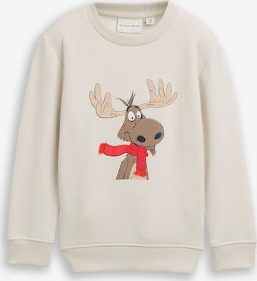 TOM TAILOR Sweatshirt in Beige: Vorderseite