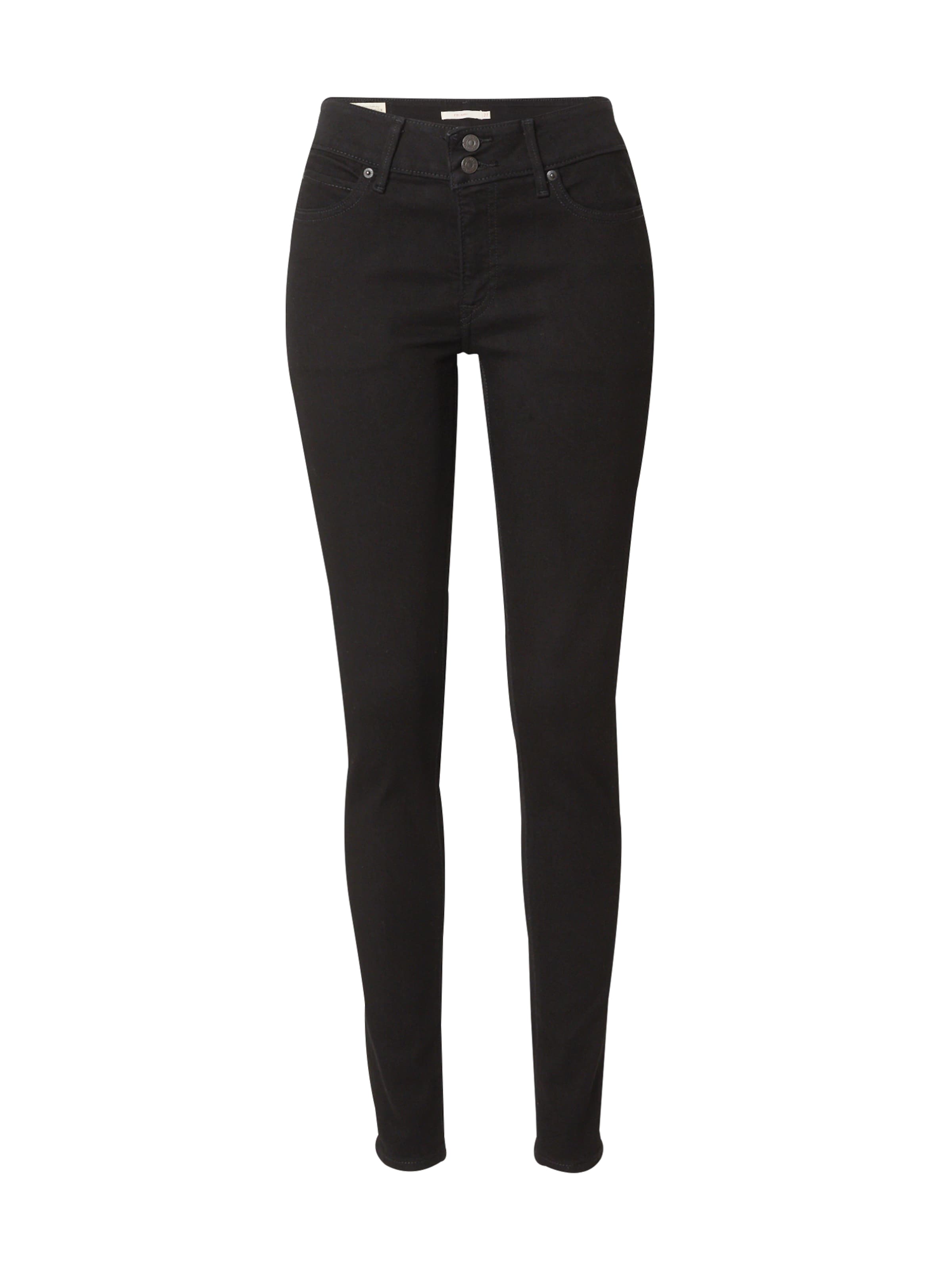 LEVI'S ® Skinny Τζιν '711™' σε μαύρο: μπροστά