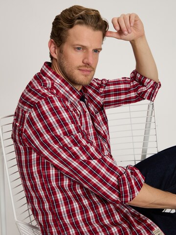 CROSS JEANS Regular Fit Hemd in Rot